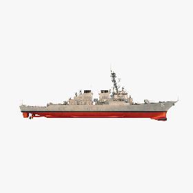 USS Ramage LOD 3 3D model